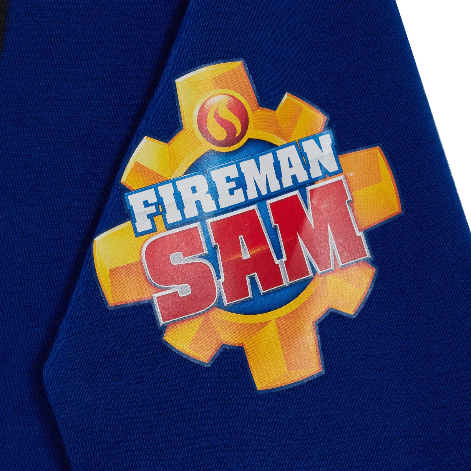 Boys Novelty Fireman Sam Dress Up Pyjamas Kids Full Length Character Pjs Size