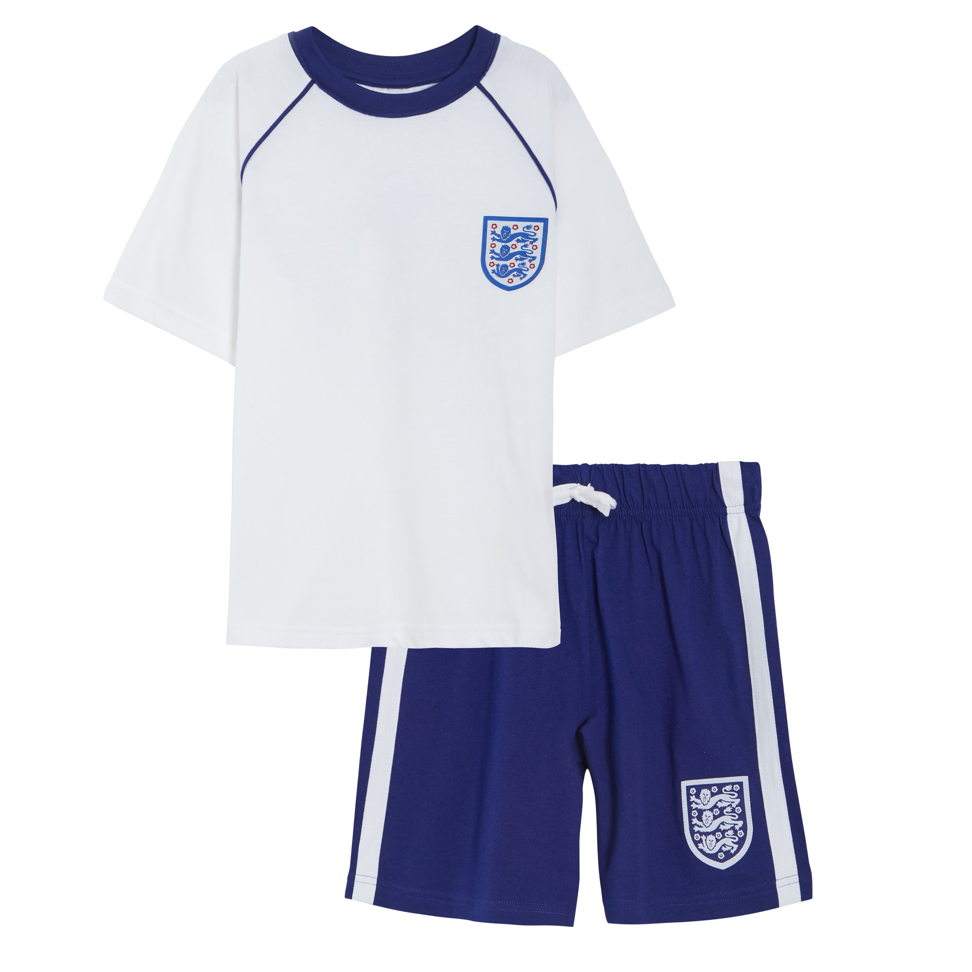 Kids England Football Club Short Pyjamas Boys Girls Short Pjs Set England Footba