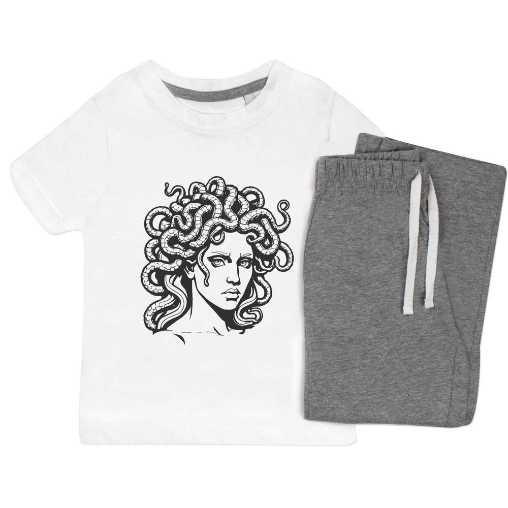 'Medusa Gorgon' Kids Nightwear / Pyjama Set (KP044903)