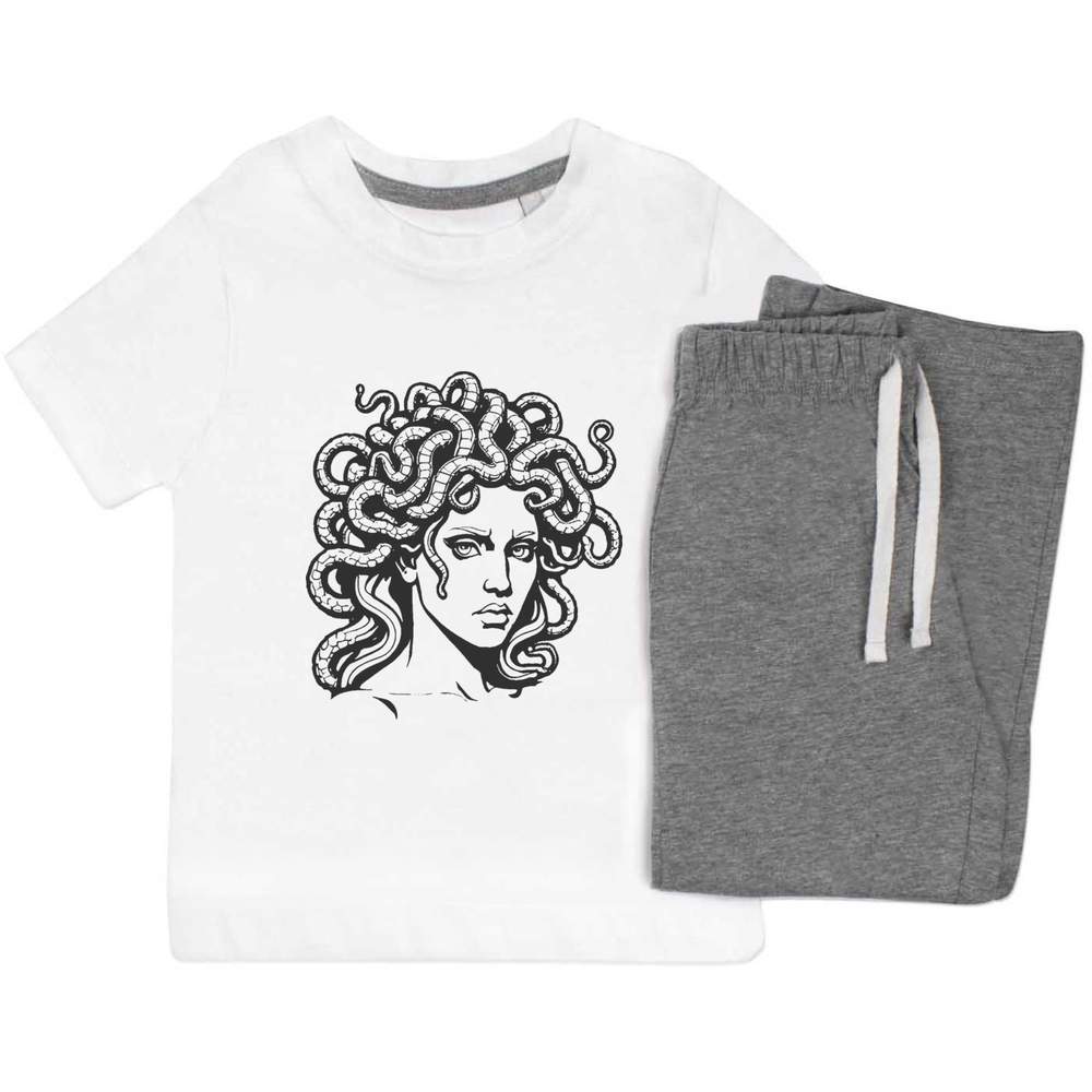 'Medusa Gorgon' Kids Nightwear / Pyjama Set (KP044903)