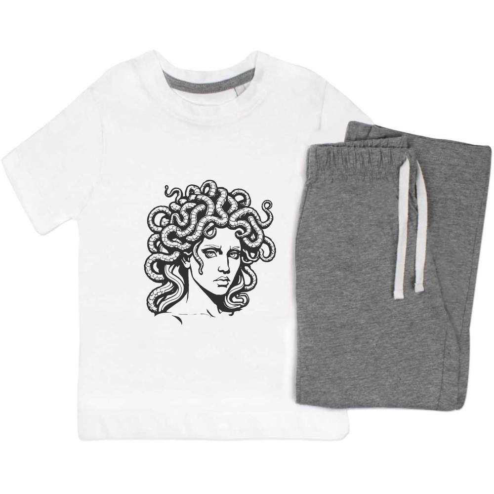 'Medusa Gorgon' Kids Nightwear / Pyjama Set (KP044903)