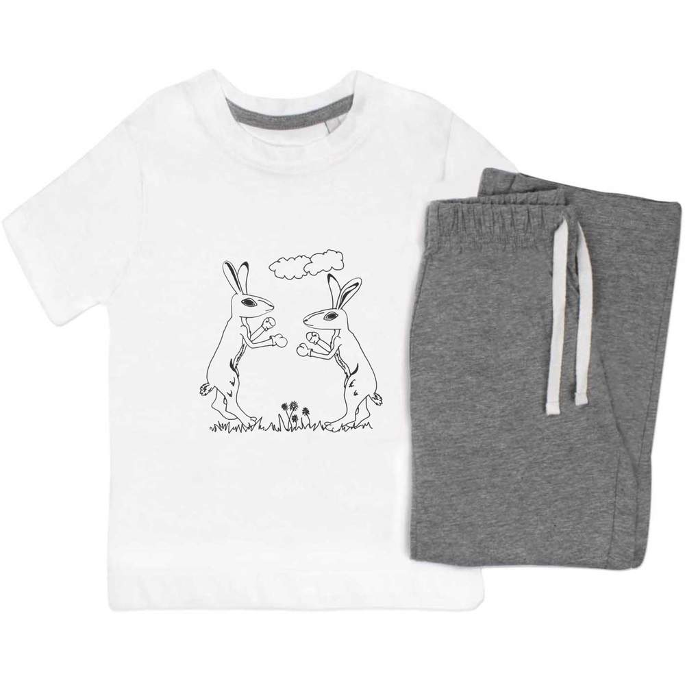 'March Hares' Kids Nightwear / Pyjama Set (KP044928)