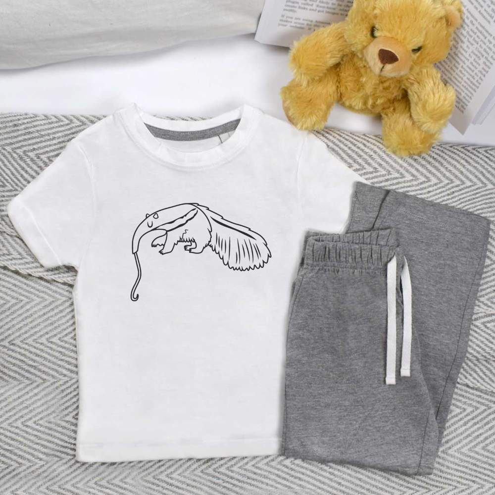 'Anteater' Kids Nightwear / Pyjama Set (KP000818)