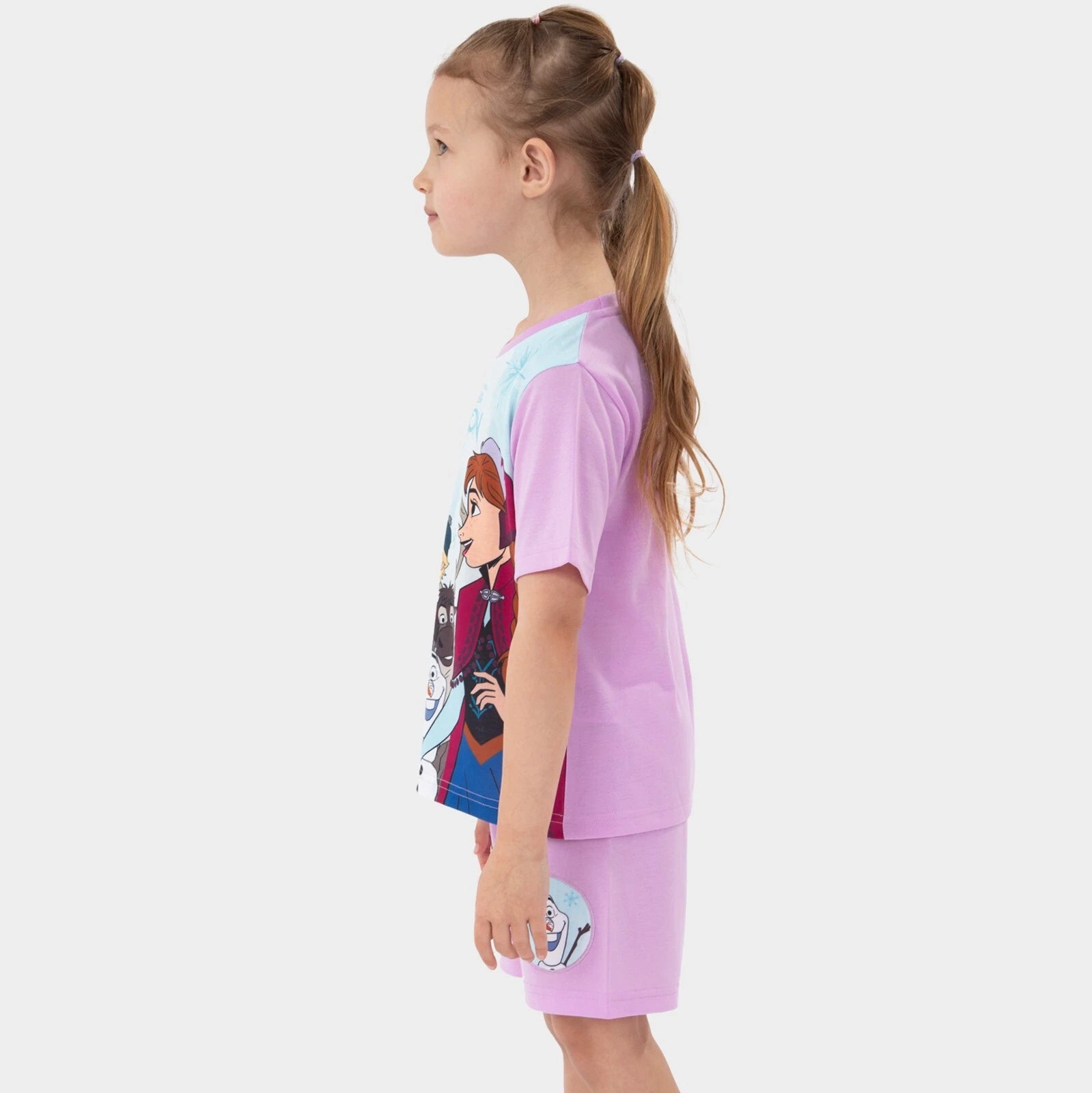 Disney Frozen Short Pyjamas | Disney Nightwear for Girls | Anna and Elsa Pjs