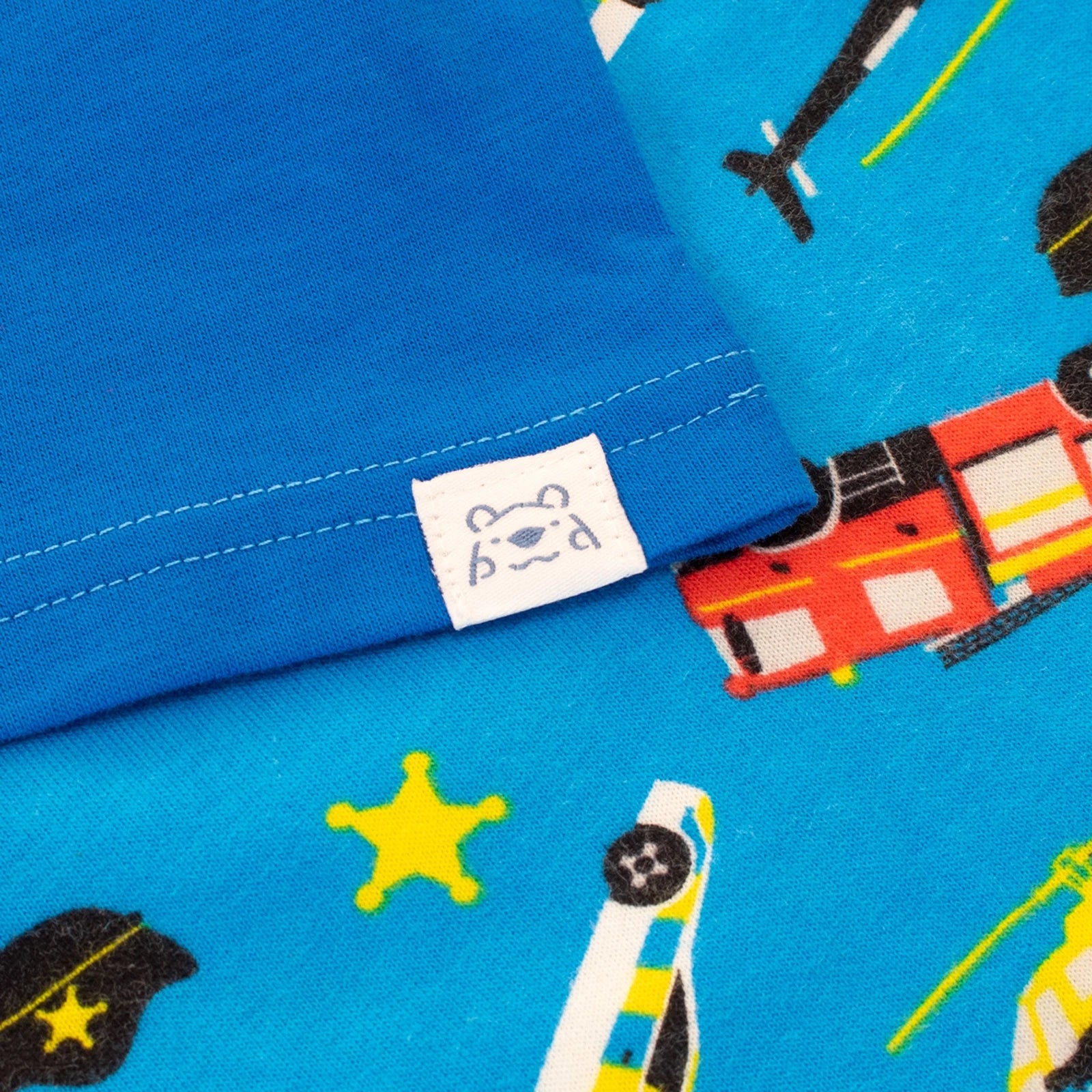 Helicopter Police Car Rescue Vehicle Pyjamas Kids Boys 2 3 4 5 6 7 8 Years PJs