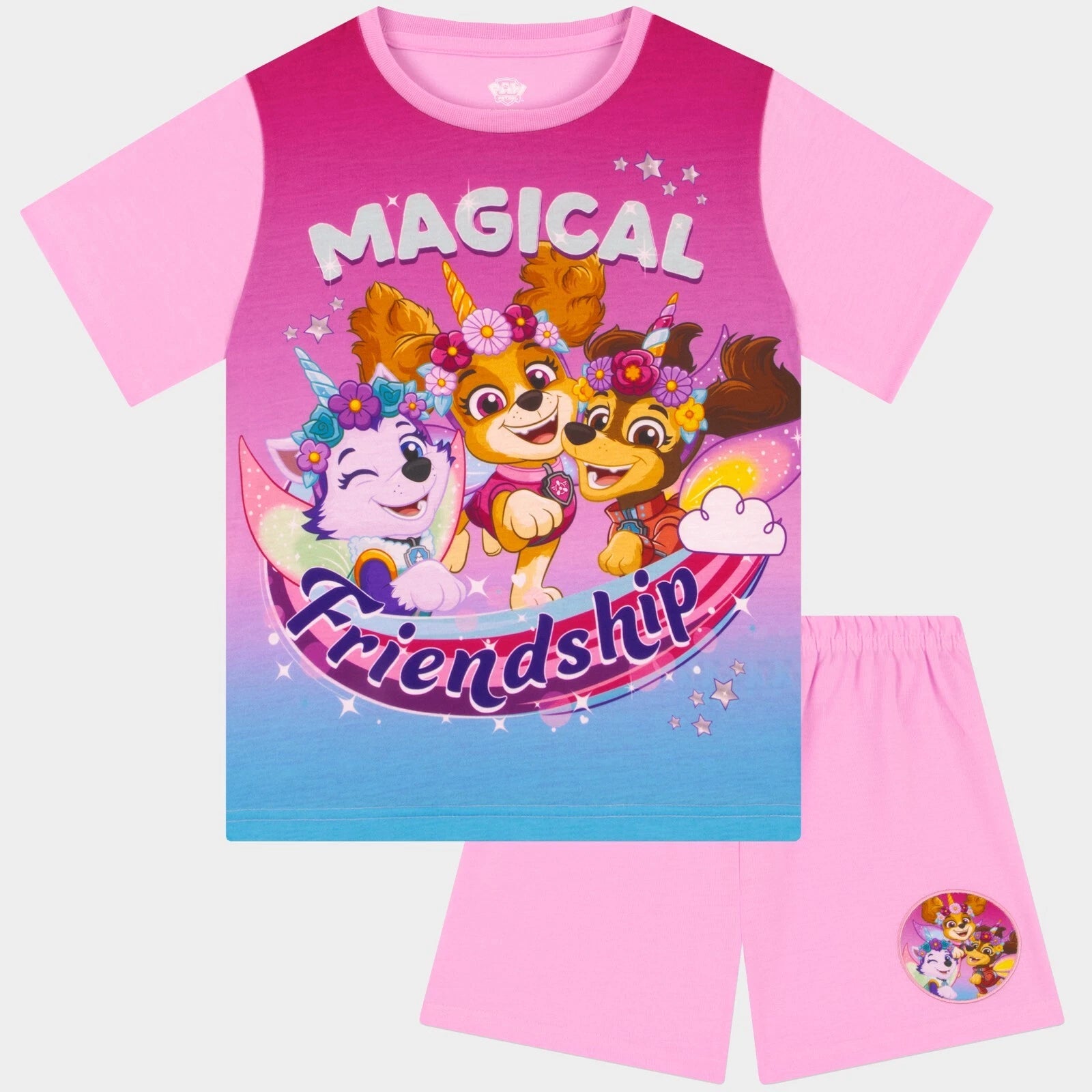 PAW Patrol Pyjamas | Girls Short Pyjamas | Liberty, Everest & Skye Pjs For Girls