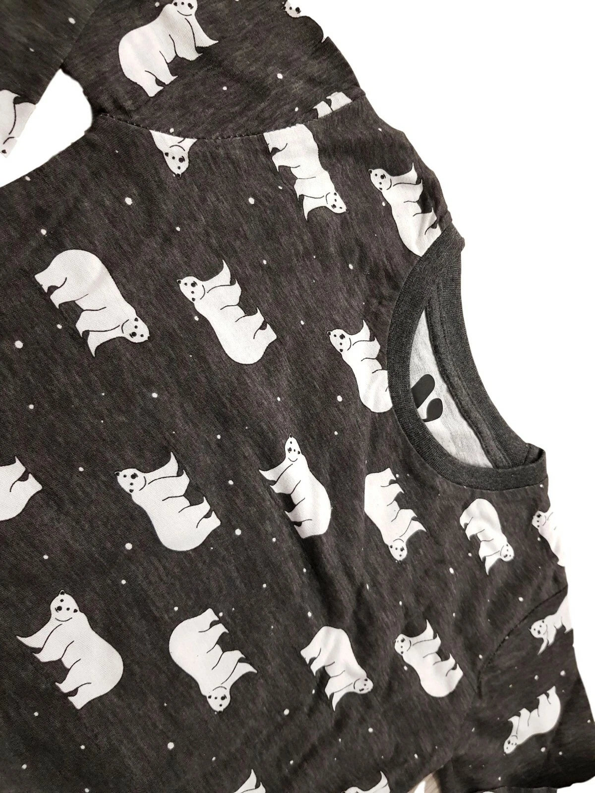 Ex Store Boys Polar Bear Grey Pyjamas Pjs Sleepwear Age 3 4 5 6 7 8 Years NEW