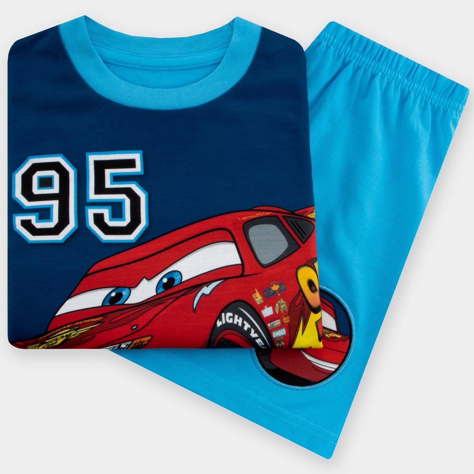 Disney Cars Boys Pyjamas | Lightning McQueen Short Pyjamas | Boys Disney Pjs