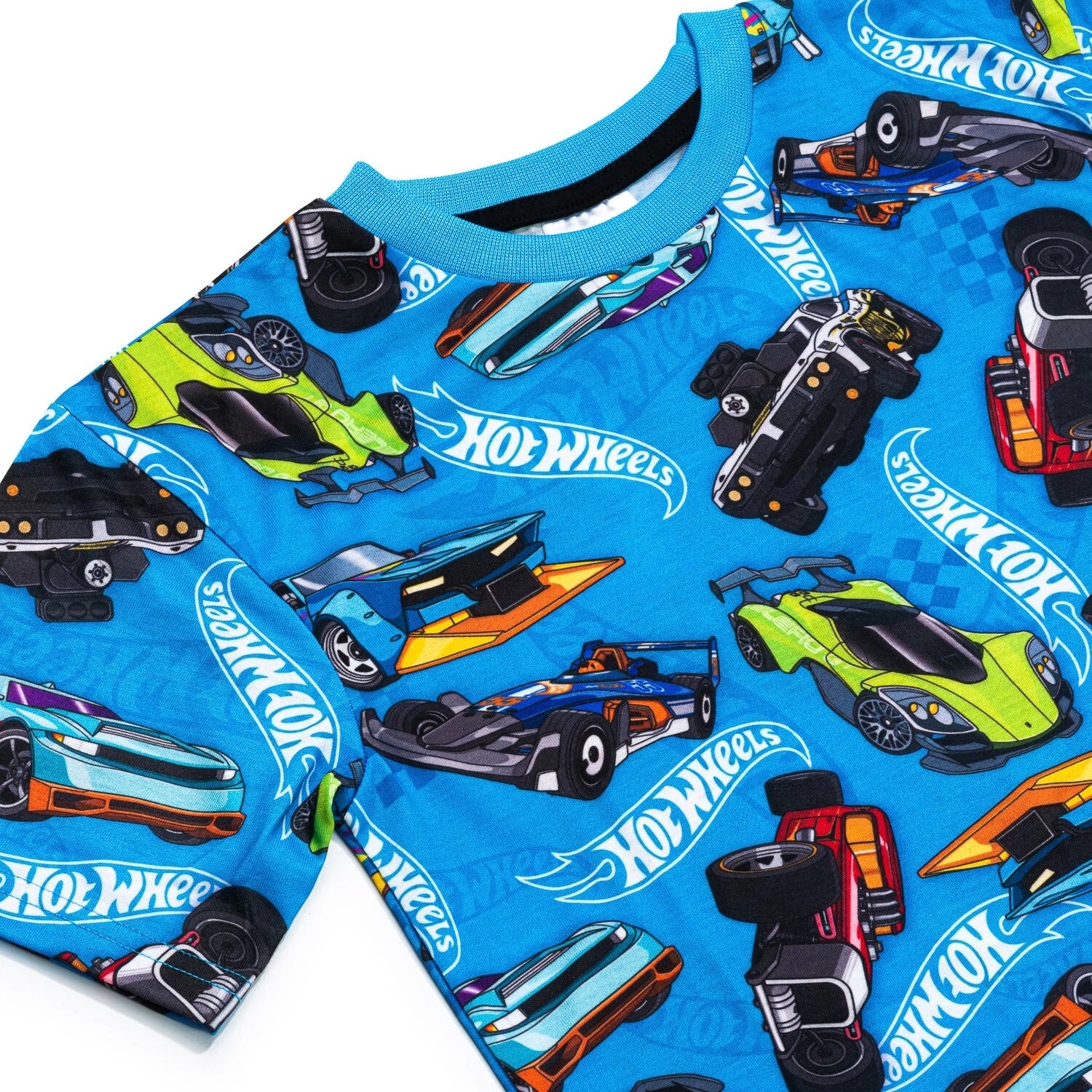 Hot Wheels Boys Short Pyjama Set | 100% Cotton Summer Sleepwear | Car Gift