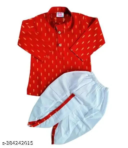 Indian Kids boys Pure Cotton Kurta  & Pyjama set