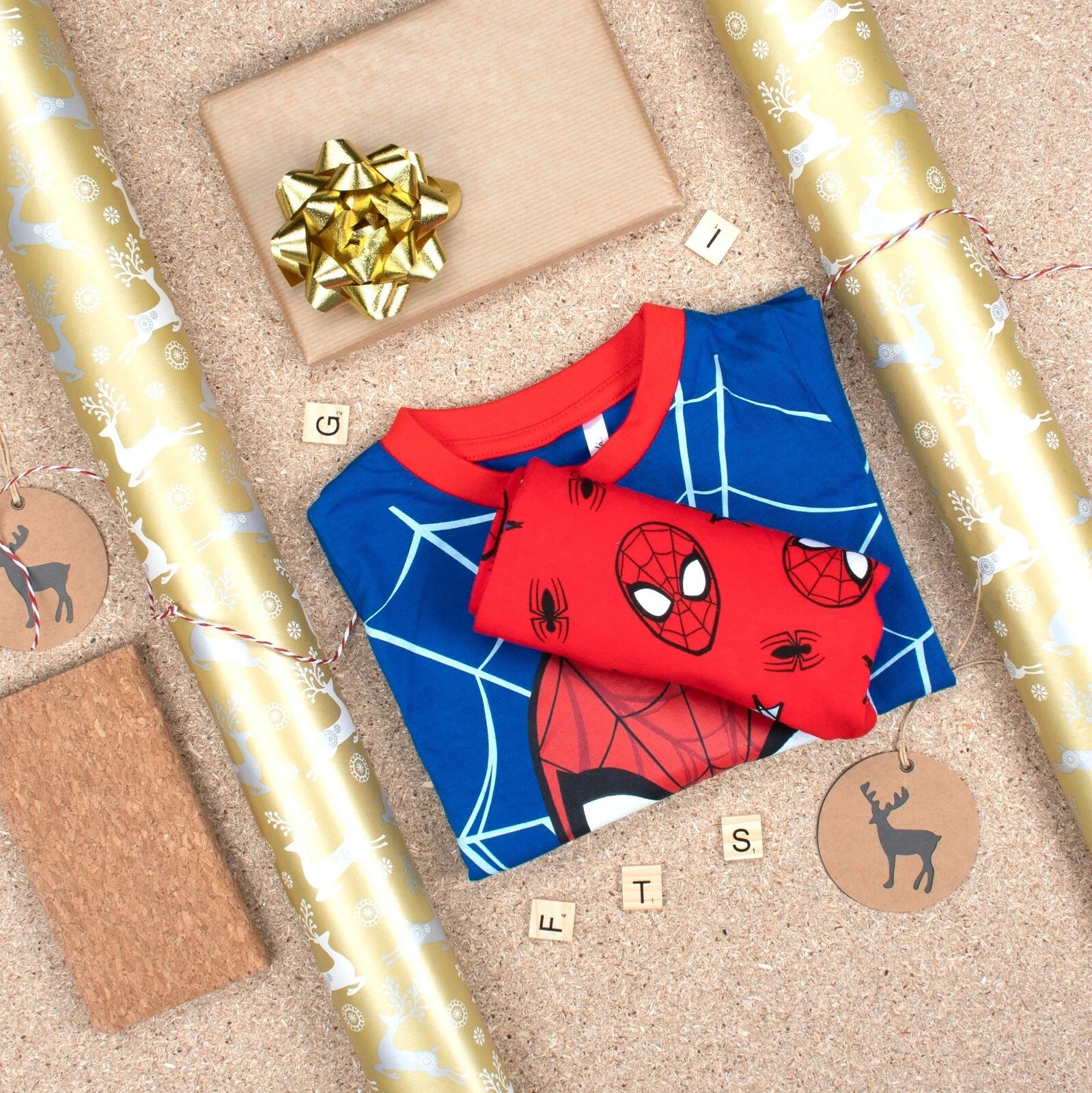 Spiderman Pyjama for Boys Ages 3-10 Long Sleeve PJ Set Christmas Gift Winter