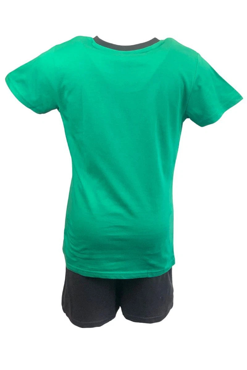 Boys Kids Avengers Spiderman Short Sleeve Pyjamas T-Shirt Shorts Age 3-14years