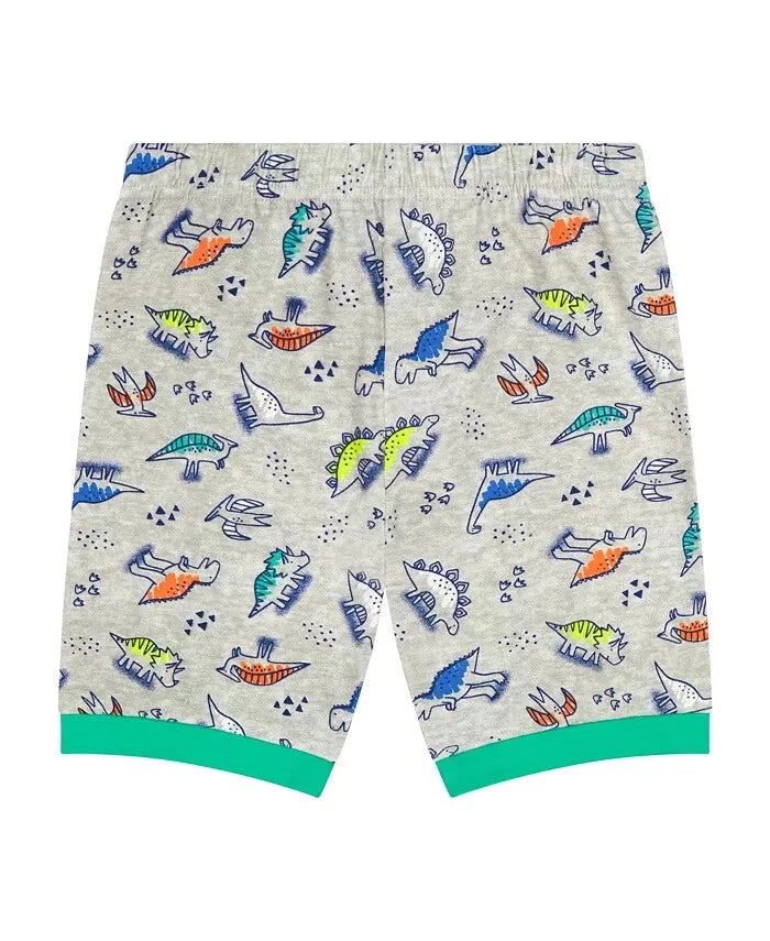 MAX & OLIVIA Baby Dinosaur Snug Fit Pajama, 3 Piece Set Green/ Gray PICK SIZE