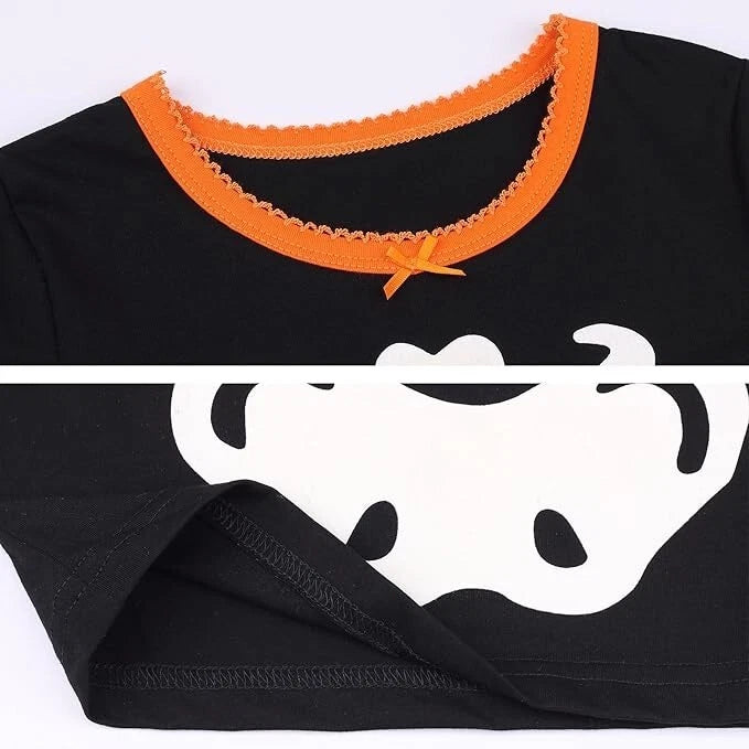 Skeleton Glow in the Dark Halloween Unisex Pyjamas Bones Nightwear Boys and Girl