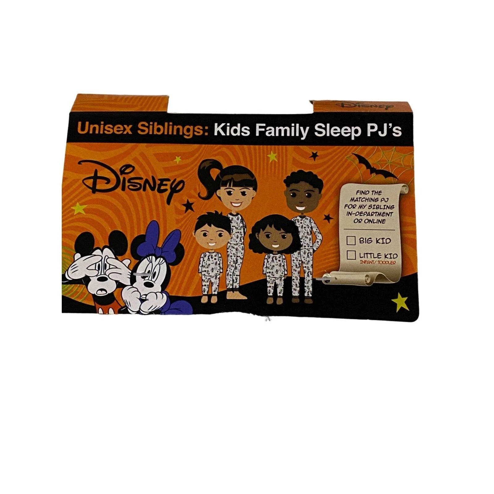 Mickey Minnie Mouse Halloween PJs Kids Unisex Disney Family Sleep Snug