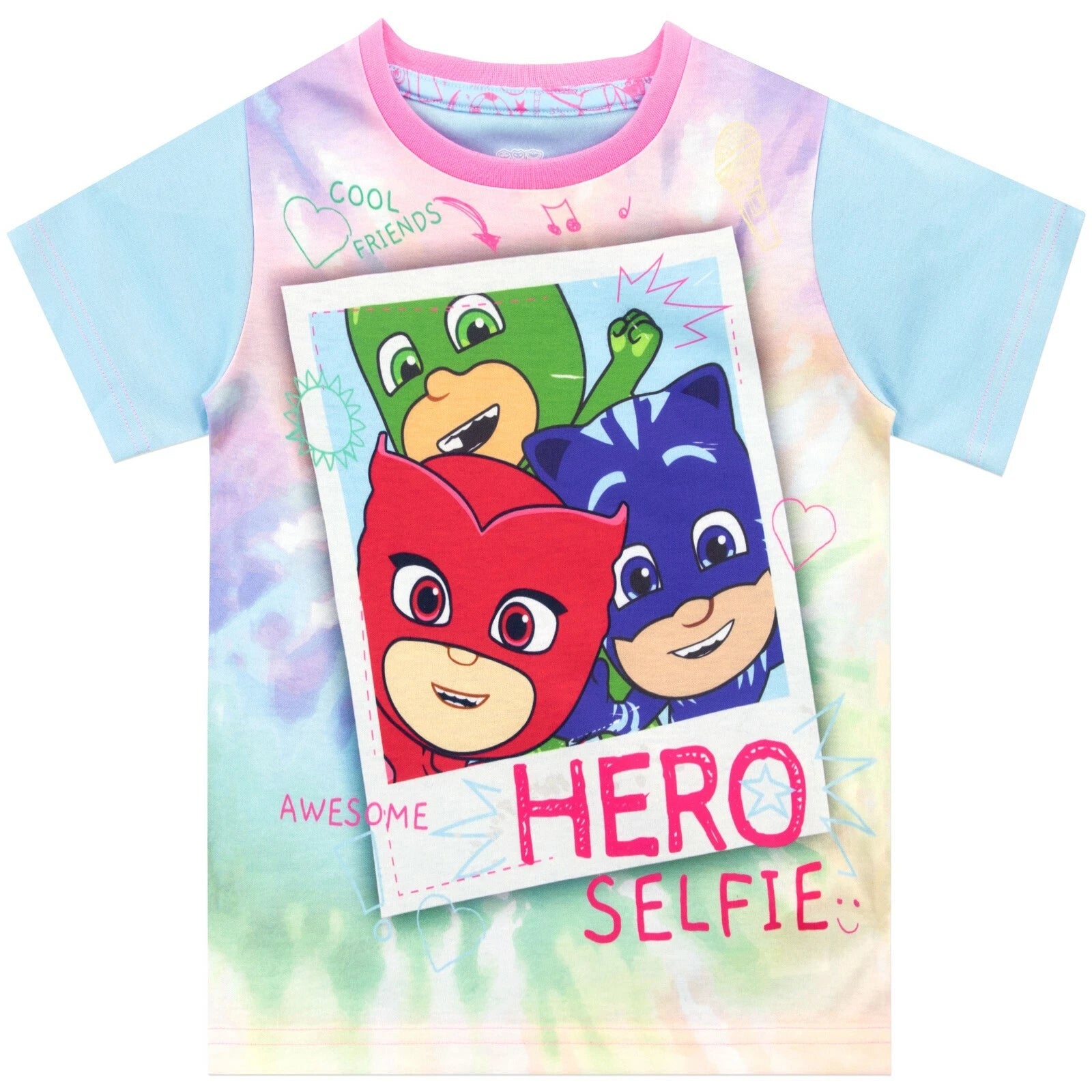 PJ Masks Kids Girls Pyjamas Loungewear PJs Pyjama Set PJs Set Short Pyjamas