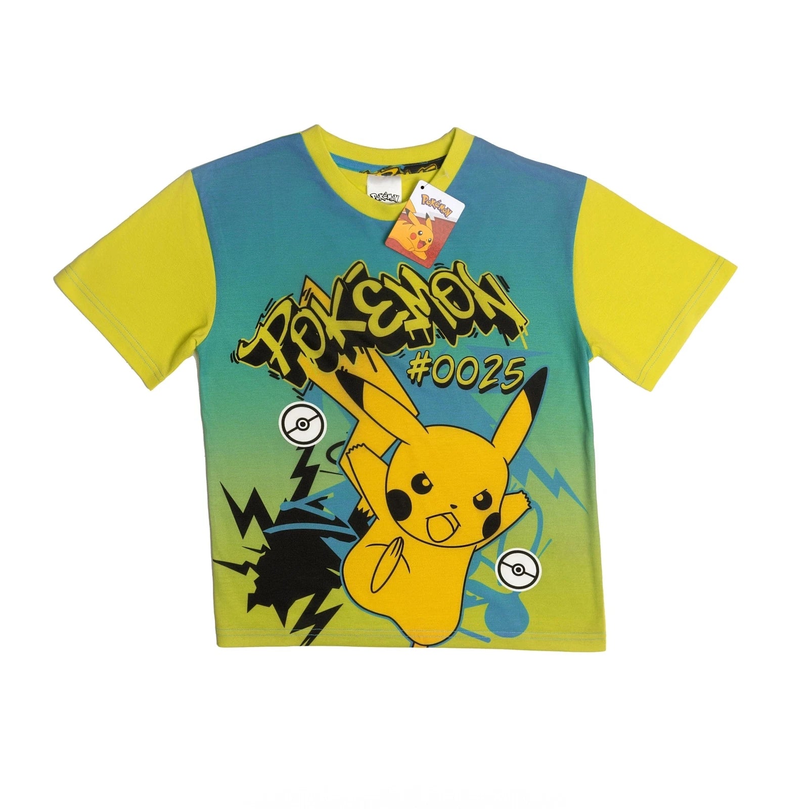 Pokémon Pyjamas Boys Pikachu #0025 Shorts Top Nightwear Pjs  Kids Pokemon