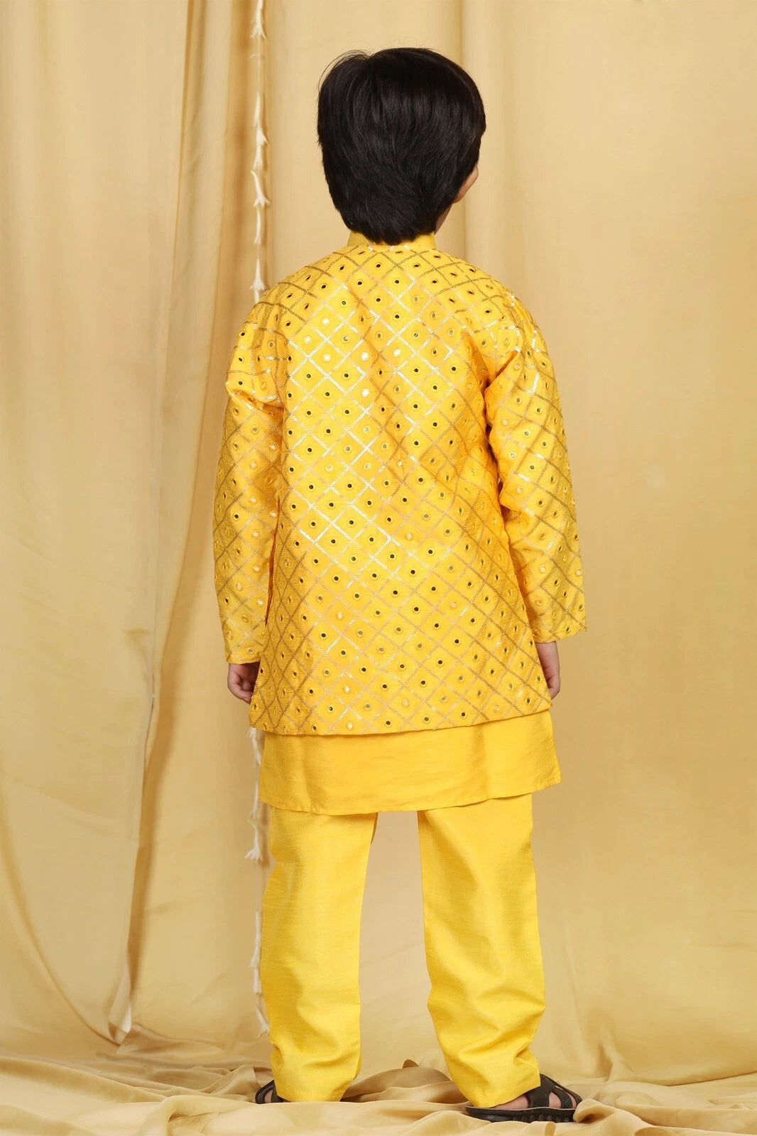 Indian Wear Kurta Pajama Boys Kids Sherwani Set For Boys