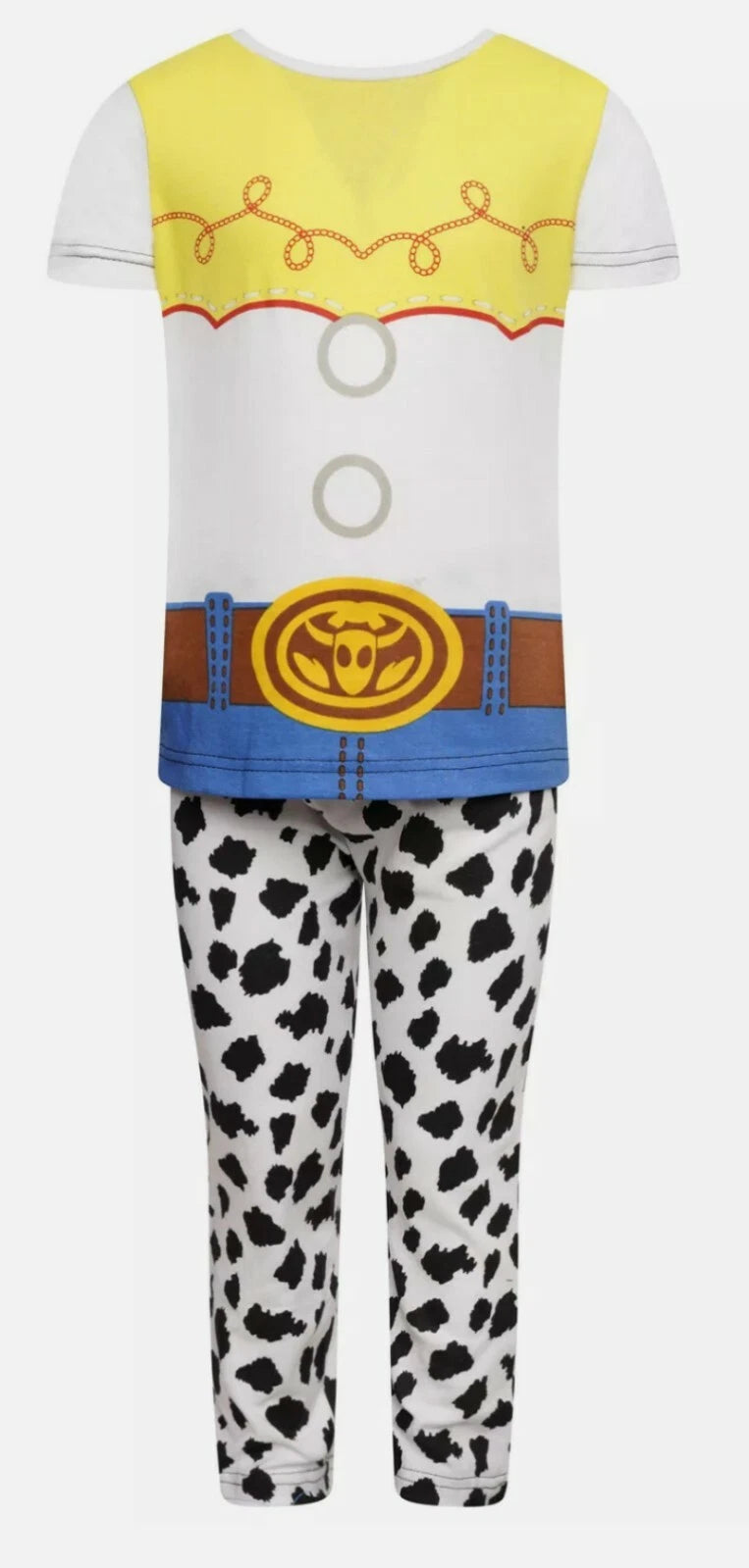 Girls Toy Story Jessie Cowgirl Pajamas PJs Set Short Sleeve Kids Cotton official