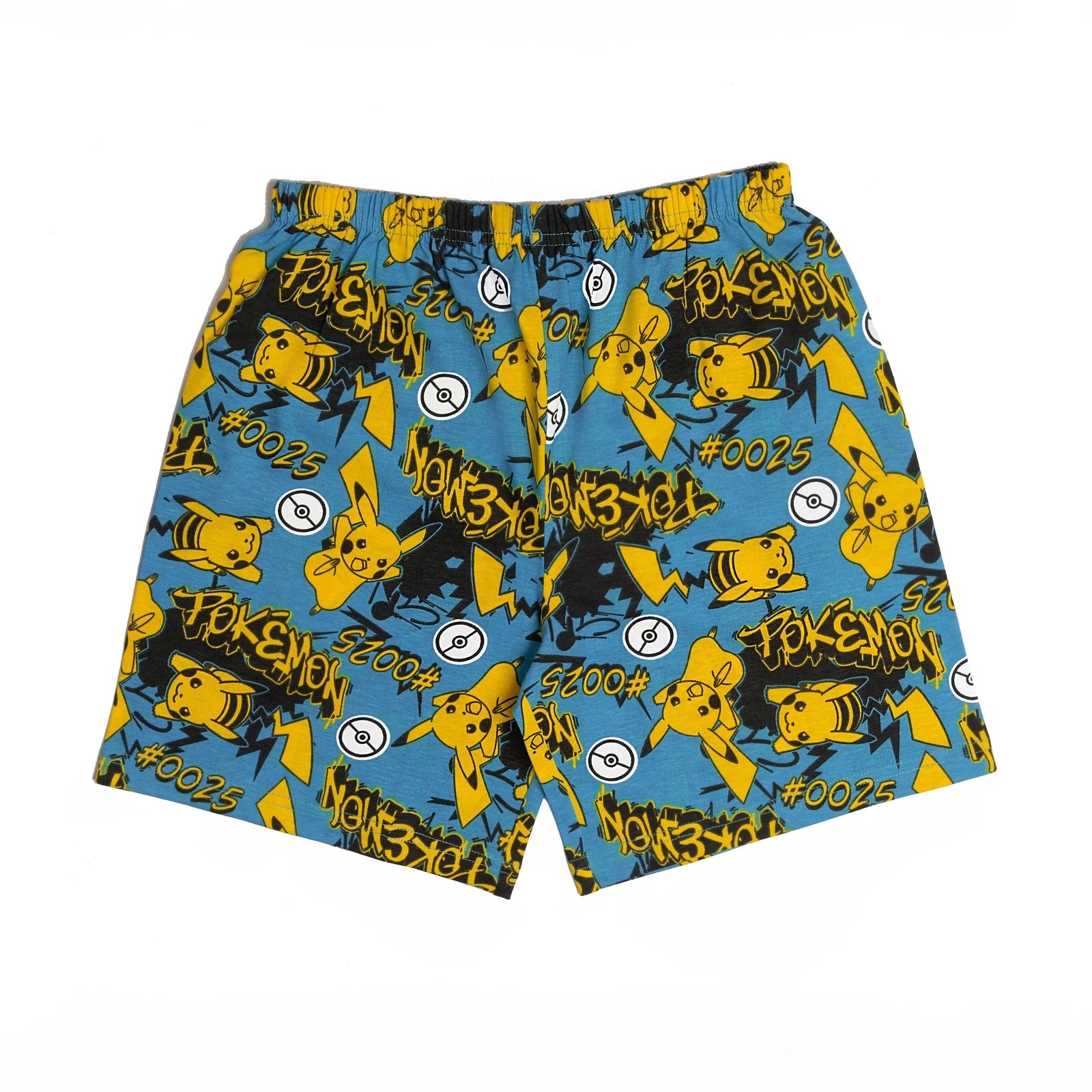 Pokémon Pyjamas Boys Pikachu #0025 Shorts Top Nightwear Pjs  Kids Pokemon