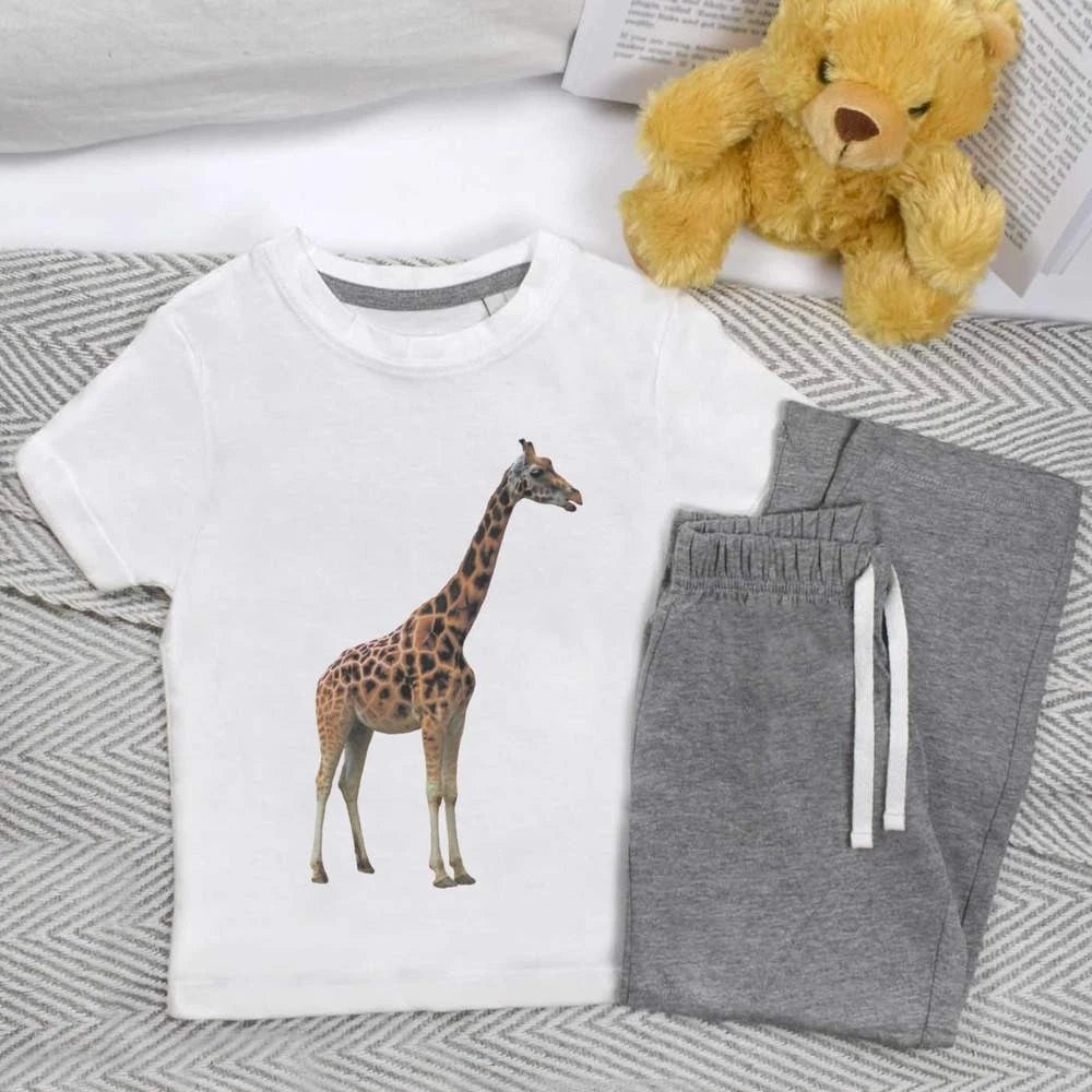 'Giraffe' Kids Nightwear / Pyjama Set (KP041789)