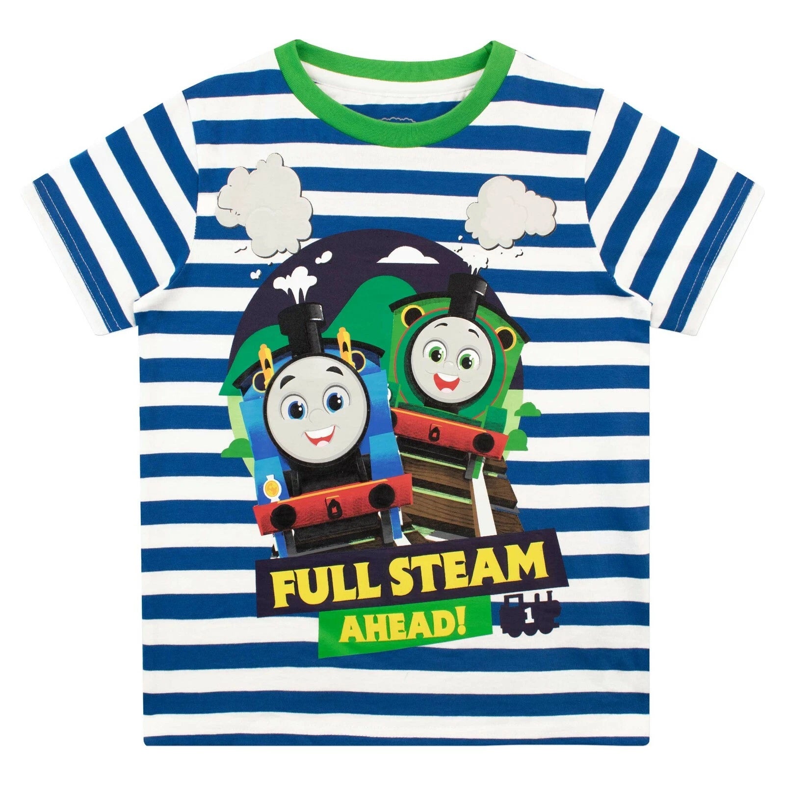 Thomas & Friends Pyjama Set Kids Boys 12-24 Months 2-8 Years Pyjamas Stripes