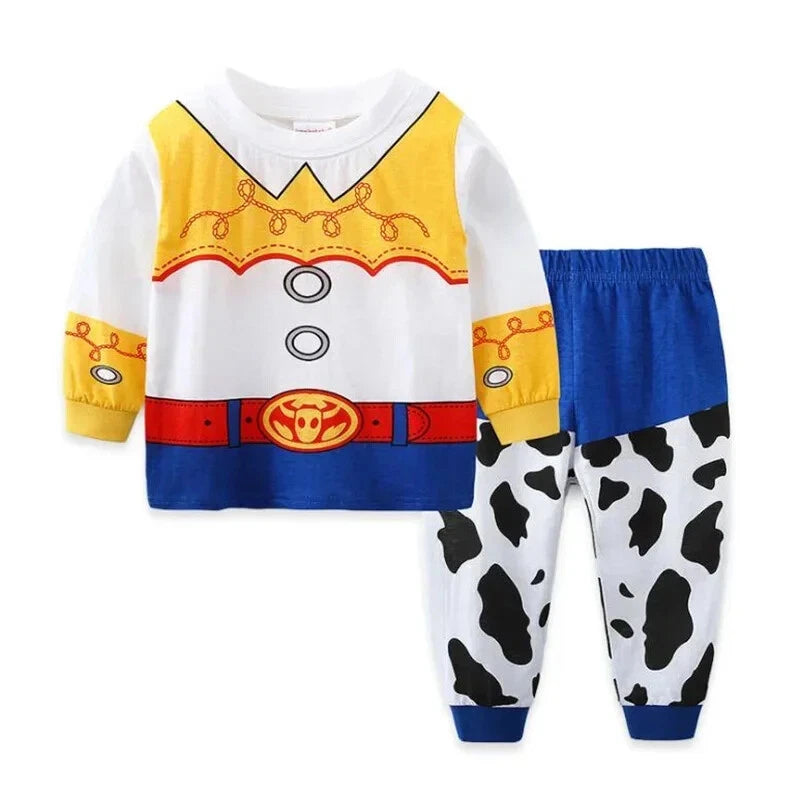 Children Costumes Cosplay Costume Sweatshirt and Pants Baby Pajama Set 2-piece