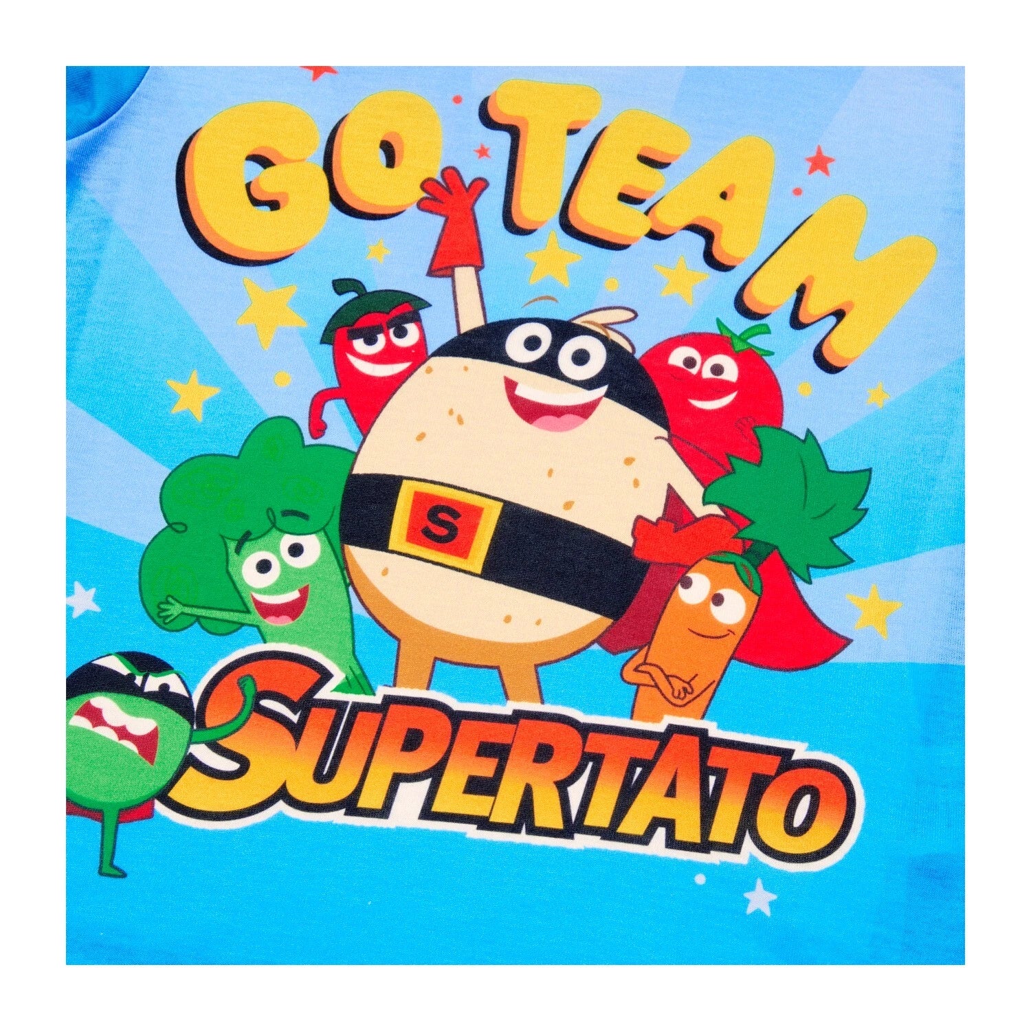 Supertato Boys Pyjamas Pjs, Age 2 to 7 Years Old, Official Supertato Merchandise
