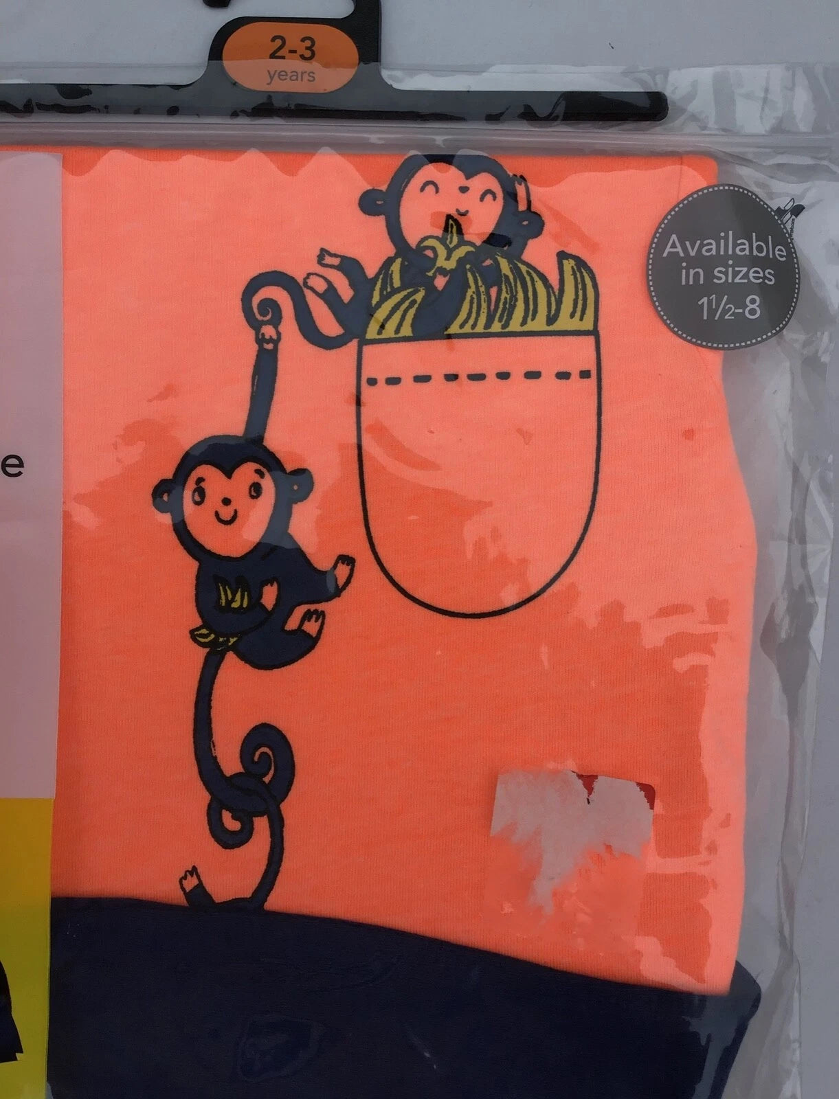 Boys Short Leg / Short Sleeve Pyjamas with Monkey detail