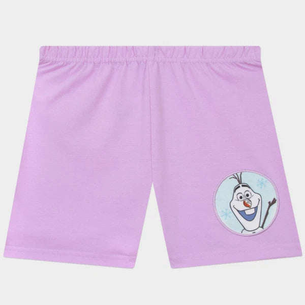 Disney Frozen Short Pyjamas | Disney Nightwear for Girls | Anna and Elsa Pjs