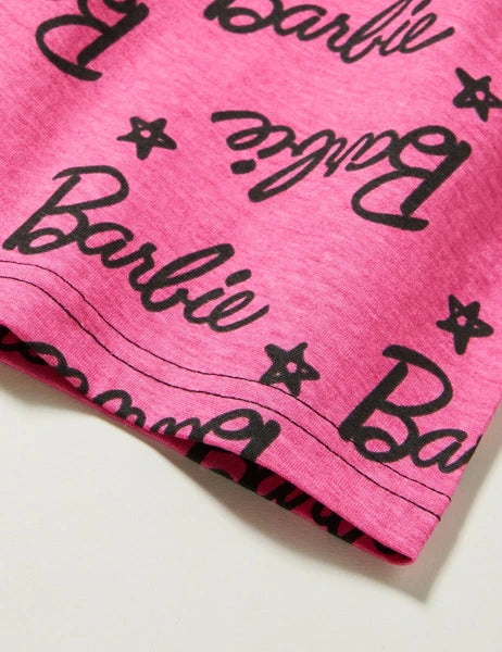 Barbie Doll Girls Pyjamas Short PJs Ages 3 Years to 10 Years