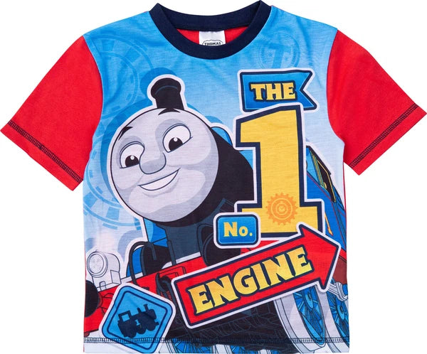 Thomas The Tank Engine Boys Pyjamas, Short Summer Pjs, Official Merchandise