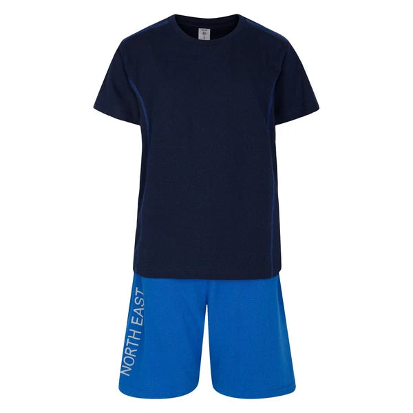 Boys 2 Pack Short Pyjamas Nightwear PJ Sets Twin Pack 9 to 16 Years #NorthEast