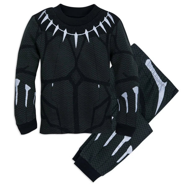NWT Disney Store Black Panther Costume PJ Pal Marvel's Avengers 2,3,4,5,6,7,8