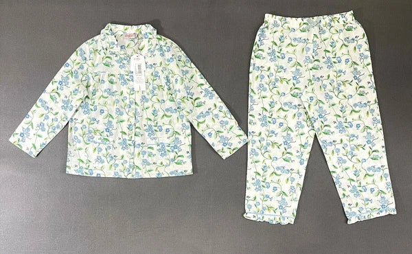 Cath Kidston Girls Light Forget Me Not Long Sleeve Woven PJs RRP £30