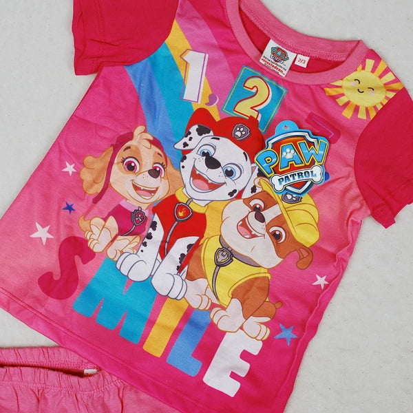 Paw Patrol Pyjamas GIRLS Short Age 18 Months 2 3 4 5 Years Shortie Summer