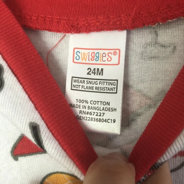 Swiggles Boys Sports Theme Emoji Pajama Sets Snug Fit Long Sleeve/Pants CR-27-28