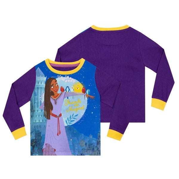 Disney Wish Pyjamas | Wish Pyjama Set For Girls | Kids Disney PJs