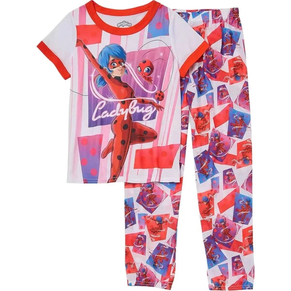 Miraculous Ladybug and Tikki Girl's Polyester Pajama Set