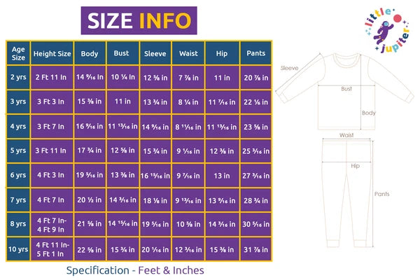 Little Jupiter Boys Pajamas with Glow in The Dark - Shark - Light Blue