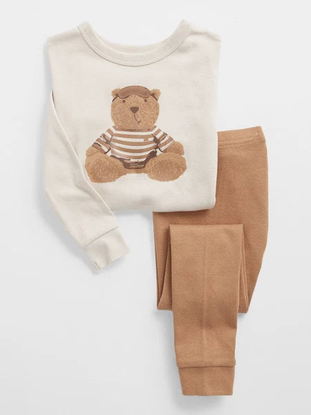 New babyGap 100% Organic Cotton Brannan Bear PJ Set 3 4 5 6