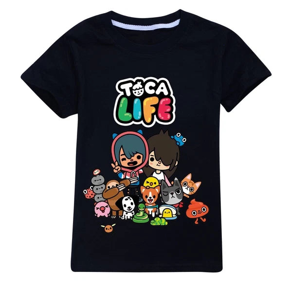 Children's TOCA LIFE T-shirt Hoodie Pants Sports Set Sleepwear Birthday Gift