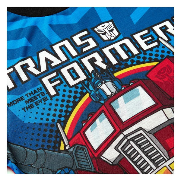 Transformers Boys Pyjamas, Optimus Prime Short Pjs Set, Ages 3 to 8 Years Old