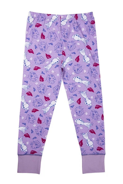 Official Girls Disney Frozen II Pyjama Anna Elsa Olaf Premium PJs Sleepsuit Set