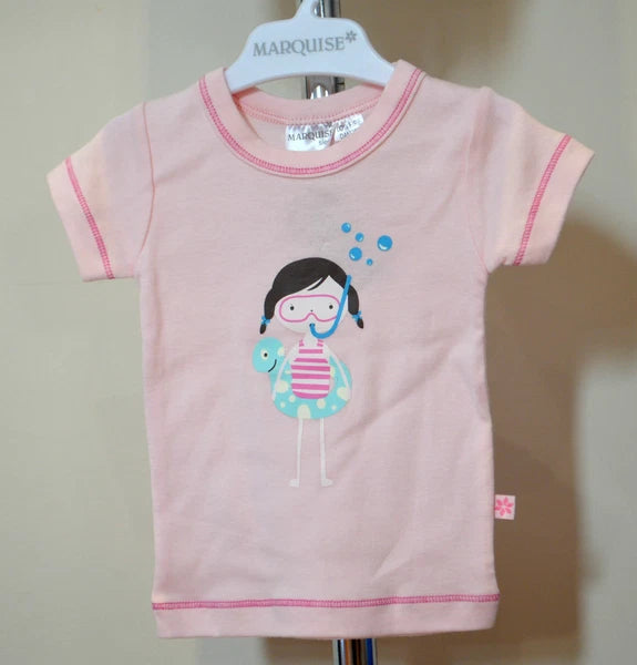 Marquise Girls Printed Pyjama Sets - SIZE - 0 & 00 - NEW