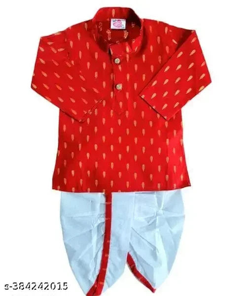 Indian Kids boys Pure Cotton Kurta  & Pyjama set
