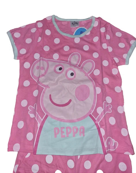 Girls Peppa Pig PJs Pyjama Set pink 18m-6 Years NEW
