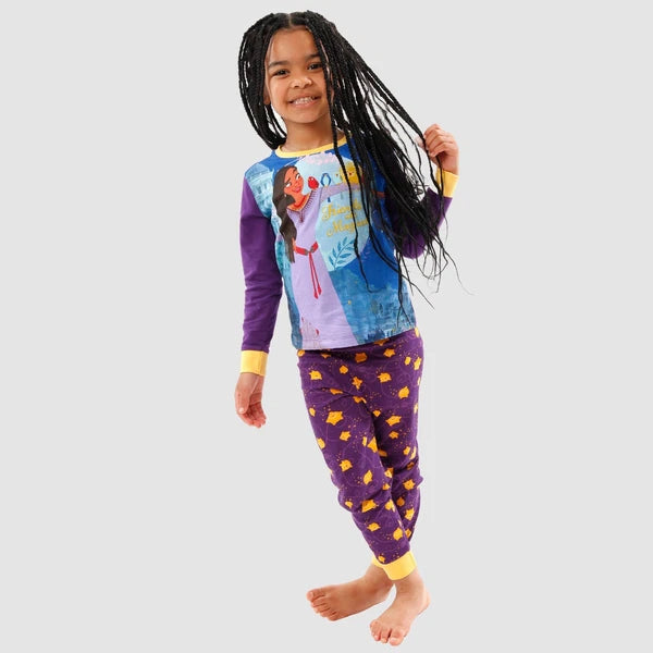 Disney Wish Pyjamas | Wish Pyjama Set For Girls | Kids Disney PJs