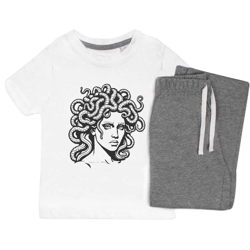 'Medusa Gorgon' Kids Nightwear / Pyjama Set (KP044903)