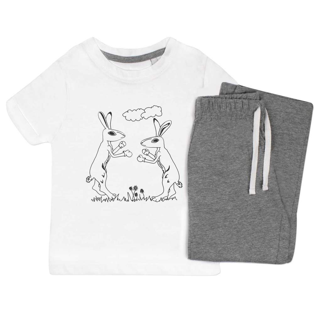 'March Hares' Kids Nightwear / Pyjama Set (KP044928)